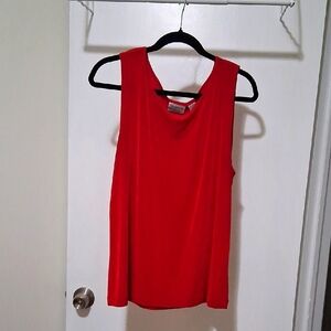 Chico's Travelers Red Tank Top Chico's Size 3